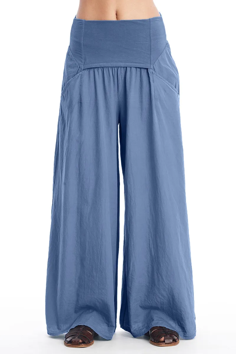 RAVENS VIEW IBIZA RAVENS VIEW IBIZA Damen vegan Rock Hose Easy Indigo Blau, Dunkelblau, – Produktbild 1 von 1