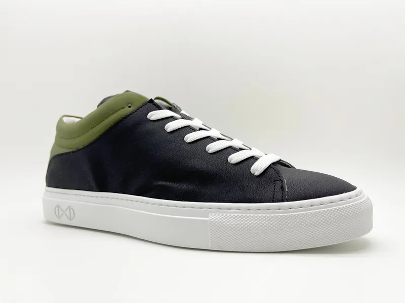 nat-2 nat-2 Herren vegan Sneaker Sleek Low Fruit Cactus, Schwarz, – Produktbild 2 von 2