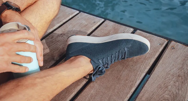 SAOLA SAOLA Herren vegan Sneaker Herren Cannon Knit 2.0 Blau, Extra dunkelblau, – Produktbild 2 von 2