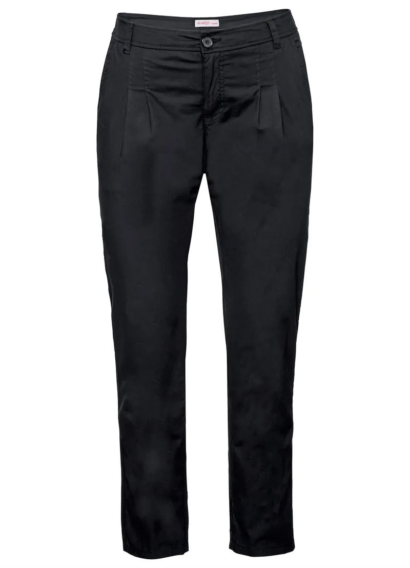 sheego Chinohose, Schwarz, – Produktbild 2 von 3