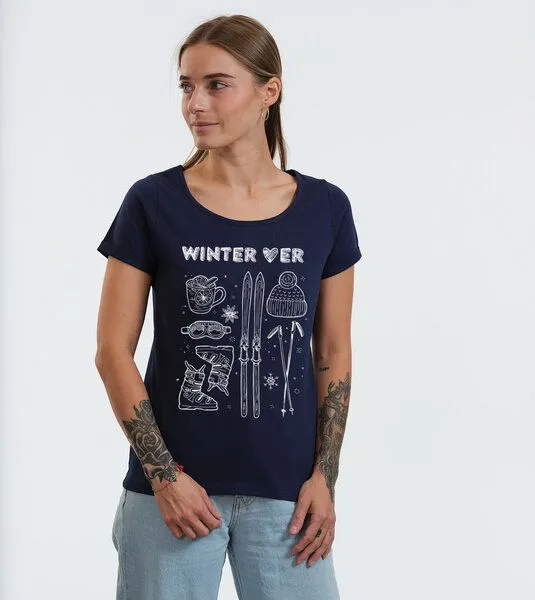 Gary Mash GARY MASH Shirt Taylor Winter Lover aus Biobaumwolle, Blau, – Produktbild 2 von 4