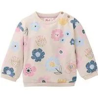 People Wear Organic People Wear Organic Sweat Pullover, beige bedruckt, "Blumen", Bio-Baumwolle – Produktbild 1 von 1