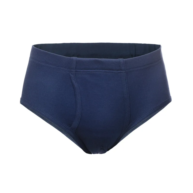 Living Crafts Living Crafts - Herren Slip mit Eingriff (100% Bio-Baumwolle), Blau, – Produktbild 6 von 6