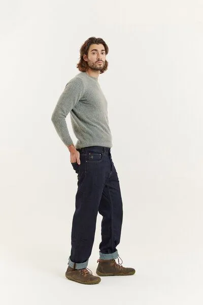 Flax and Loom Flax and Loom Regular Fit Jeans Satch, Rinse (blau), – Produktbild 5 von 8