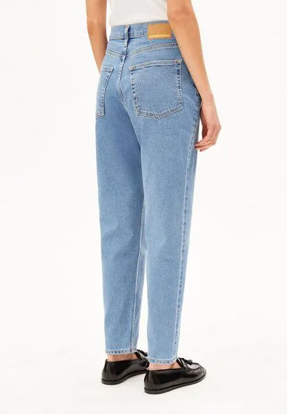 ARMEDANGELS ARMEDANGELS MAIRAA Damen Mom Jeans recycelter Baumwoll Mix, Blue, – Produktbild 6 von 8