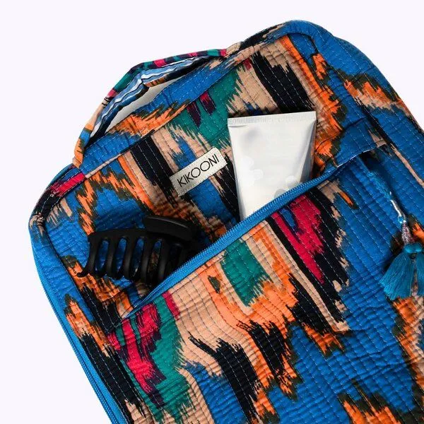KIKOONI KIKOONI Laptoptasche BUSY K, Blue ikat, – Produktbild 3 von 4