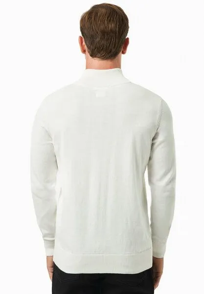 ORGANICATION ORGANICATION Troyer-Pullover aus Bio-Baumwolle, Off white, – Produktbild 4 von 4