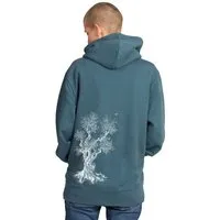 Life-Tree Life-Tree Hoodie aus Biobaumwolle Fairwear für Herren "Olive Tree" in Dark Blue – Produktbild 3 von 6