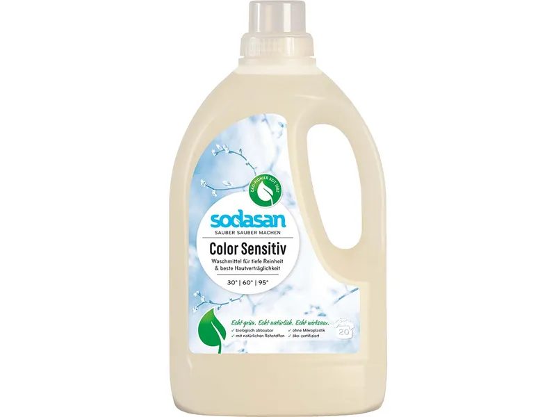 Sodasan Sodasan Color-Waschmittel Sensitiv, 1,5 l – Produktbild 1 von 1