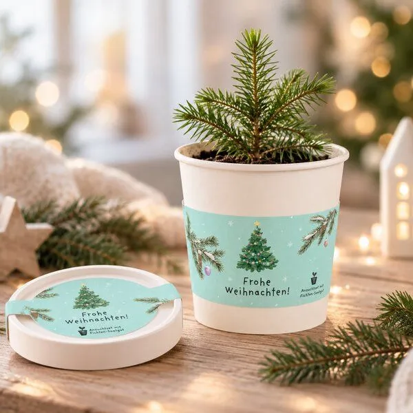 Die Stadtgärtner Die Stadtgärtner Frohe Weihnachten - Becher - Kleines Weihnachtsgeschenk – Produktbild 3 von 4