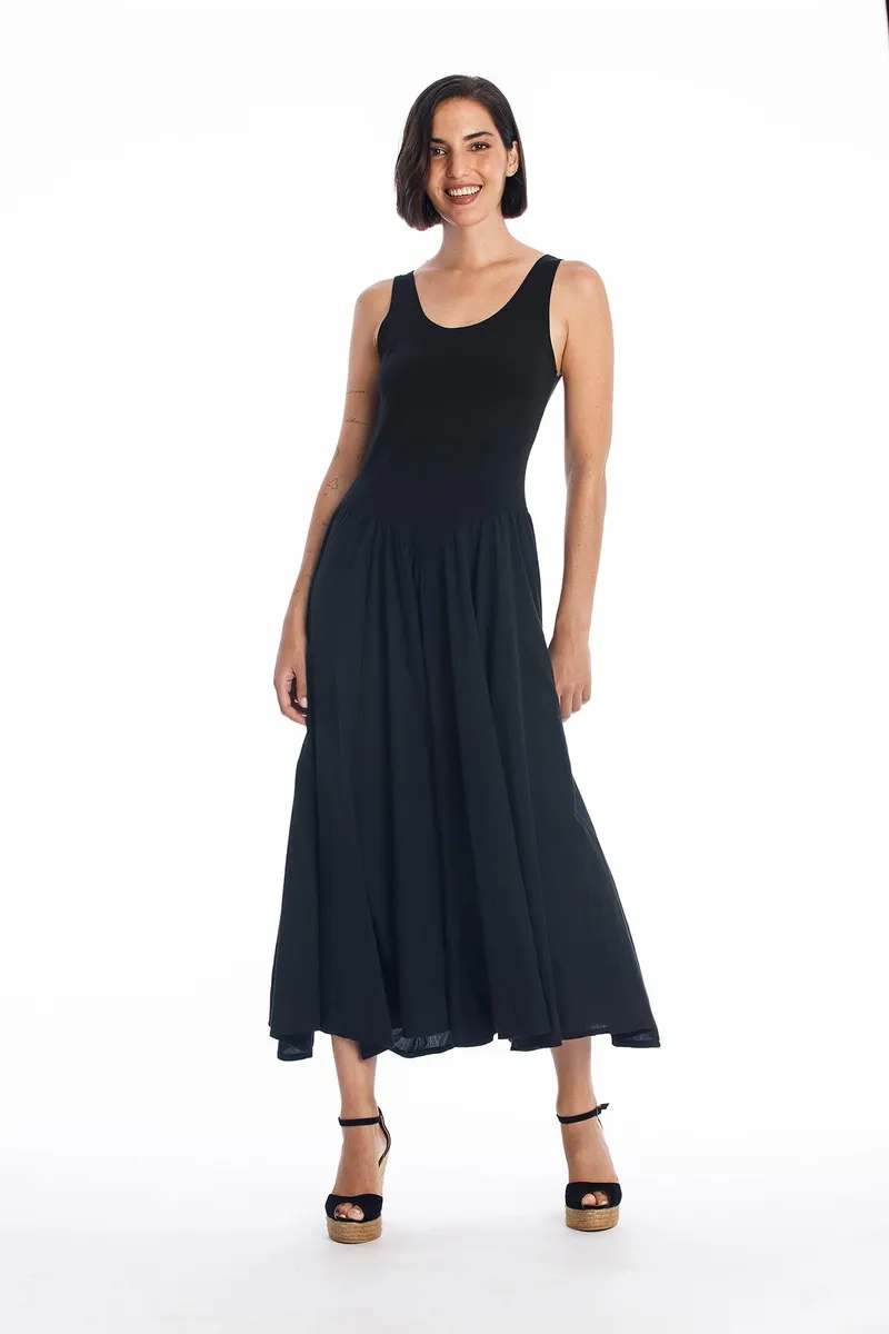 RAVENS VIEW IBIZA RAVENS VIEW IBIZA Damen vegan Kleid Look Schwarz, Schwarz, – Produktbild 1 von 2
