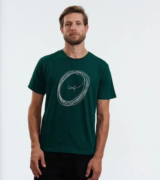 Gary Mash GARY MASH Shirt Kreislauf aus Biobaumwolle, Dunkelgrün, – Produktbild 4 von 4