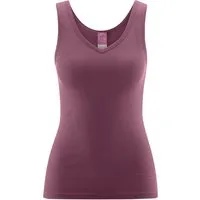 Living Crafts LIVING CRAFTS - Damen V-Neck-Trägertop - Rot (100% Bio-Baumwolle), Nachhaltige Mode, Bio Bekleidung, Rot, – Produktbild 1 von 1