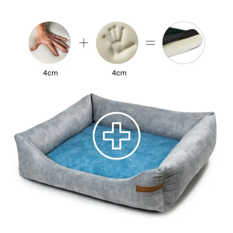 Rexproduct Rexproduct Otto Orthopädisches Hundebett Grau S-XL blau S – Produktbild 2 von 3