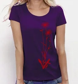 Picopoc Picopoc Blumen T-Shirt für Frauen – Produktbild 1 von 1