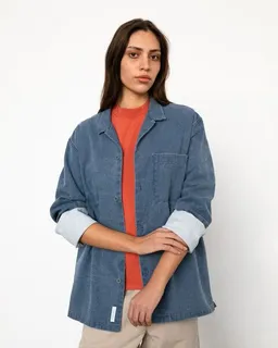 Rotholz Rotholz Leisure Shirt - Washed Denim – Produktbild 1 von 1