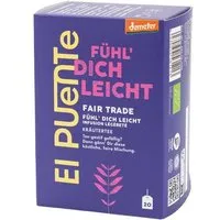 El Puente El Puente Fühl' dich leicht - Demeter Bio-Kräutertee-Beutel | Fair Trade | Bio-zertifiziert | Vegan | Glutenfrei – Produktbild 1 von 1