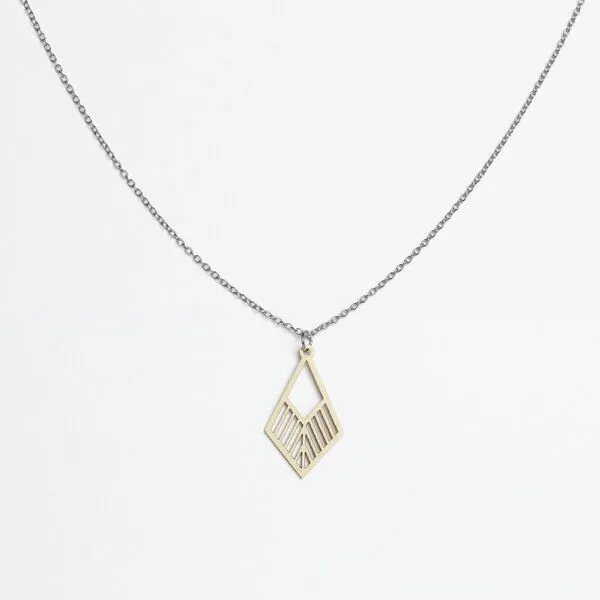feinformart feinformart Kette mit Holzanhänger 'Tribe', Natur (beige), – Produktbild 2 von 5