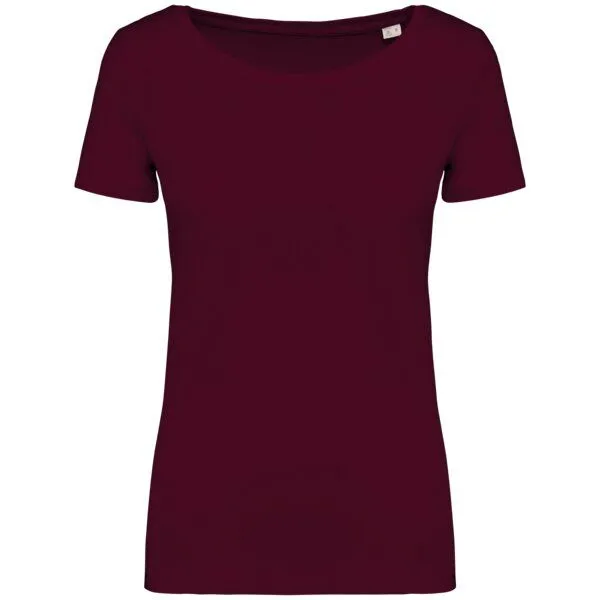 Greenspired Greenspired Umweltfreundliches Damen-T-Shirt 155g/m² XS - XXL, Dunkelrot, – Produktbild 1 von 1