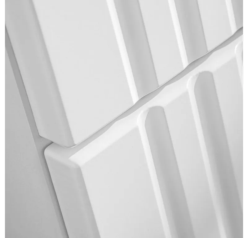 Lomadox Waschtisch ADELAIDE-56-WHITE, Badmöbel Waschtischunterschrank 60 cm matt weiß, Waschbecken Beton, Weiß, – Produktbild 2 von 4
