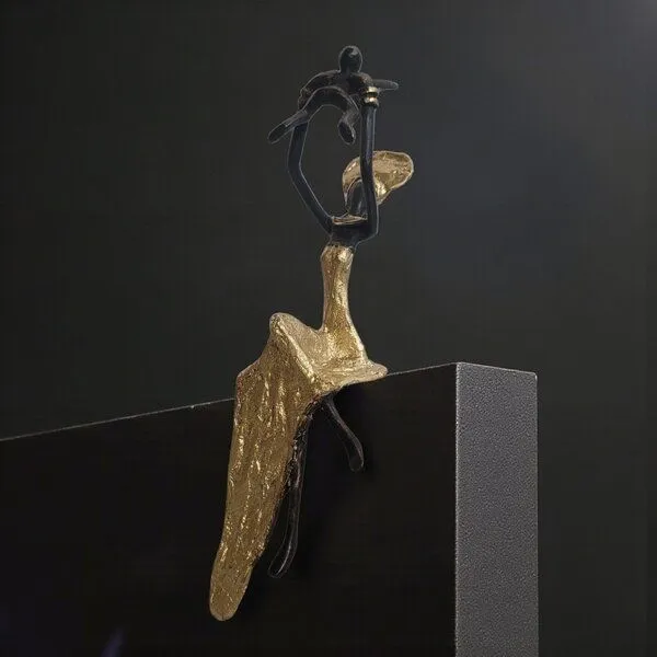 Moogoo Creative Africa Moogoo Creative Africa Bronze-Skulptur "Baby Party" by Karim Sana | versch. Farben und Größen, Gold, – Produktbild 1 von 1