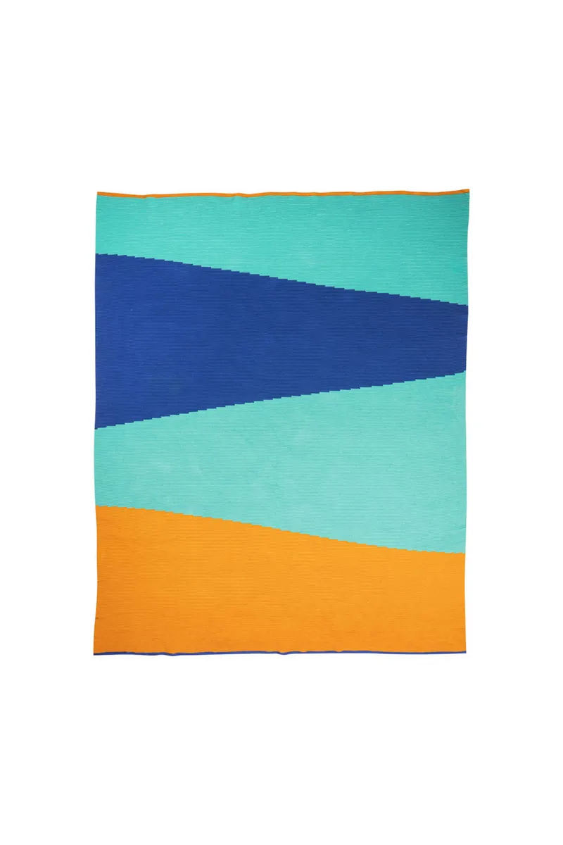 Tranquillo Strickdecke COLOR FLOW - bunt – Produktbild 1 von 2