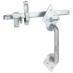 Alberts ALBERTS Klinken-Set für Flechtzaun-u.leichte Holztore, feuerverzinkt, L 260 mm – Produktbild 1 von 1