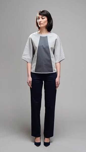 Skrabak Skrabak Bluse Bea, Grau, – Produktbild 2 von 2