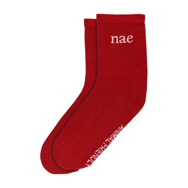 Nae Vegan Shoes Nae Vegan Shoes NAE Animal Friendly Socks, Red, – Produktbild 4 von 4