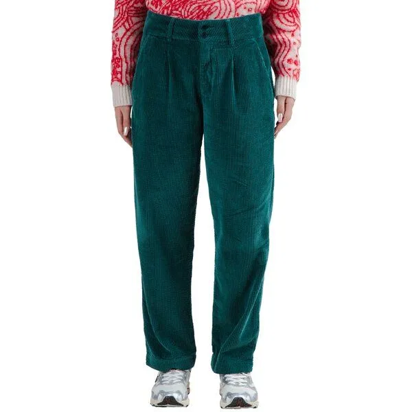Brava Fabrics Brava Fabrics Cordhose mit Bundfalten, Dark green, – Produktbild 1 von 4