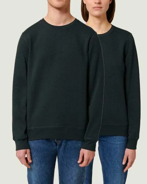 YTWOO YTWOO Unisex Sweatshirt | fairtrade & ökologisch, Schwarz, – Produktbild 1 von 4