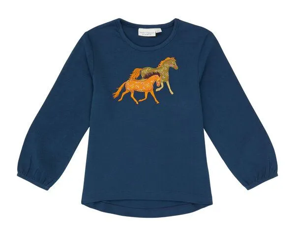 Sense Organics sense-organics Sense Organics Langarm Mädchen Shirt Bio Baumwolle, Navy, – Produktbild 1 von 1