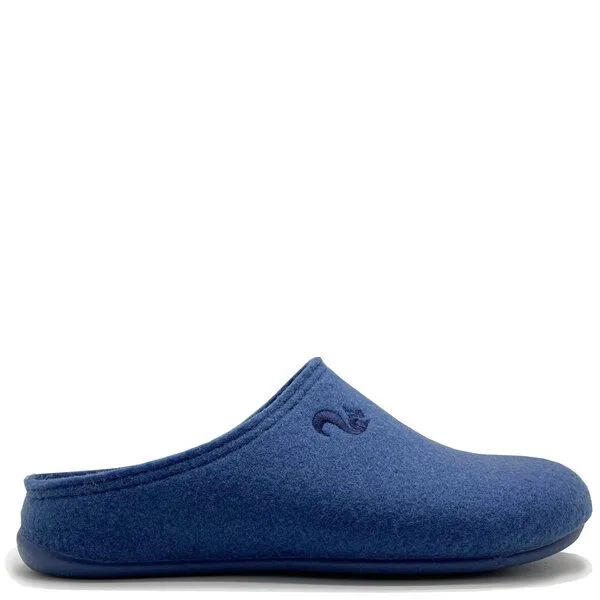 thies Veganer Slipper "thies ® PET" aus recycelten Flaschen, fair produziert, Ocean (blau), – Produktbild 1 von 4