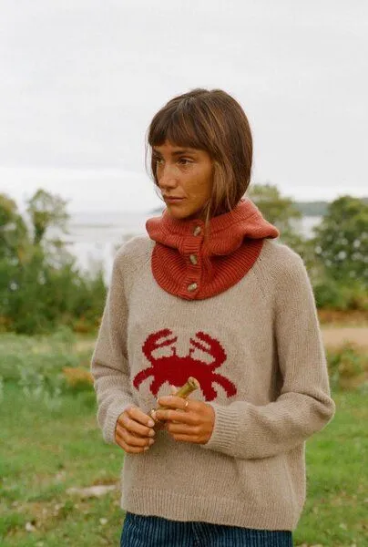 Nénés Nénés Maiwenn-Pullover, Beige, – Produktbild 1 von 4