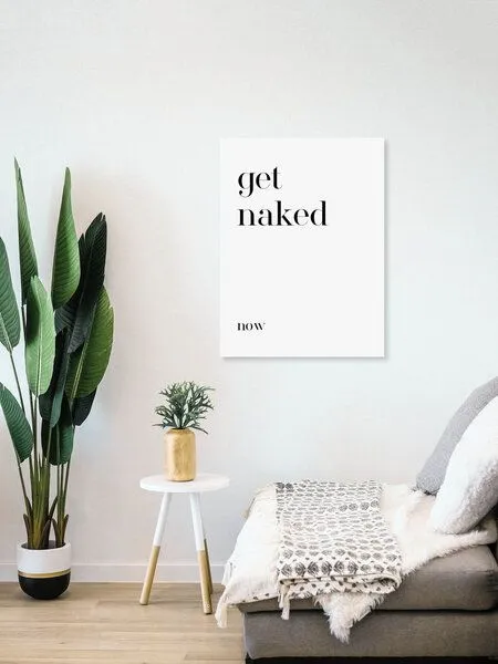 Photocircle Photocircle Poster / Leinwandbild - Get Naked No3 – Produktbild 4 von 4