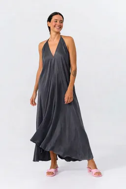 SUITE13LAB SUITE13LAB Damen vegan Kleid Mp Lang Dunkelgrau – Produktbild 1 von 1
