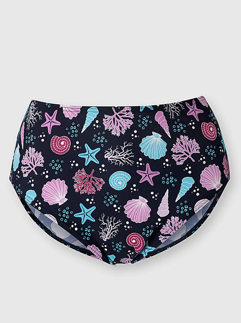feel good Bikini marine-aqua-bedruckt, Marine-aqua-bedruckt, – Produktbild 2 von 2