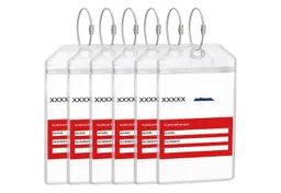 LuxusKollektion Gepäckanhänger 6er Set Transparente Kofferanhänger für Kreuzfahrten Aida wasserdicht (6-St) – Produktbild 1 von 1