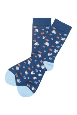 Tranquillo Sneakersocken Luluu aus Bio-Baumwolle - navy / 35–38 – Produktbild 1 von 1