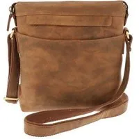 MoreThanHip MoreThanHip Umhängetasche aus mattbraunem Vintage-Öko-Leder - Basil – Produktbild 1 von 1