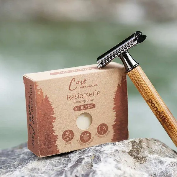 pandoo pandoo Feste Rasierseife - Dreamy Care | Into the woods - 100g – Produktbild 4 von 6