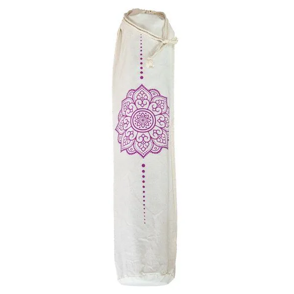 Divasya Divasya Yoga Starter-Set: Yogamatte mit Schutzhülle & 2 Blöcken, Pink lotus, – Produktbild 3 von 4