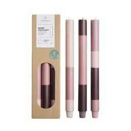 Originalhome Originalhome Schichtkerzen für bewusste Geschenke S/3 - paraffinfrei & vegan – Produktbild 1 von 1
