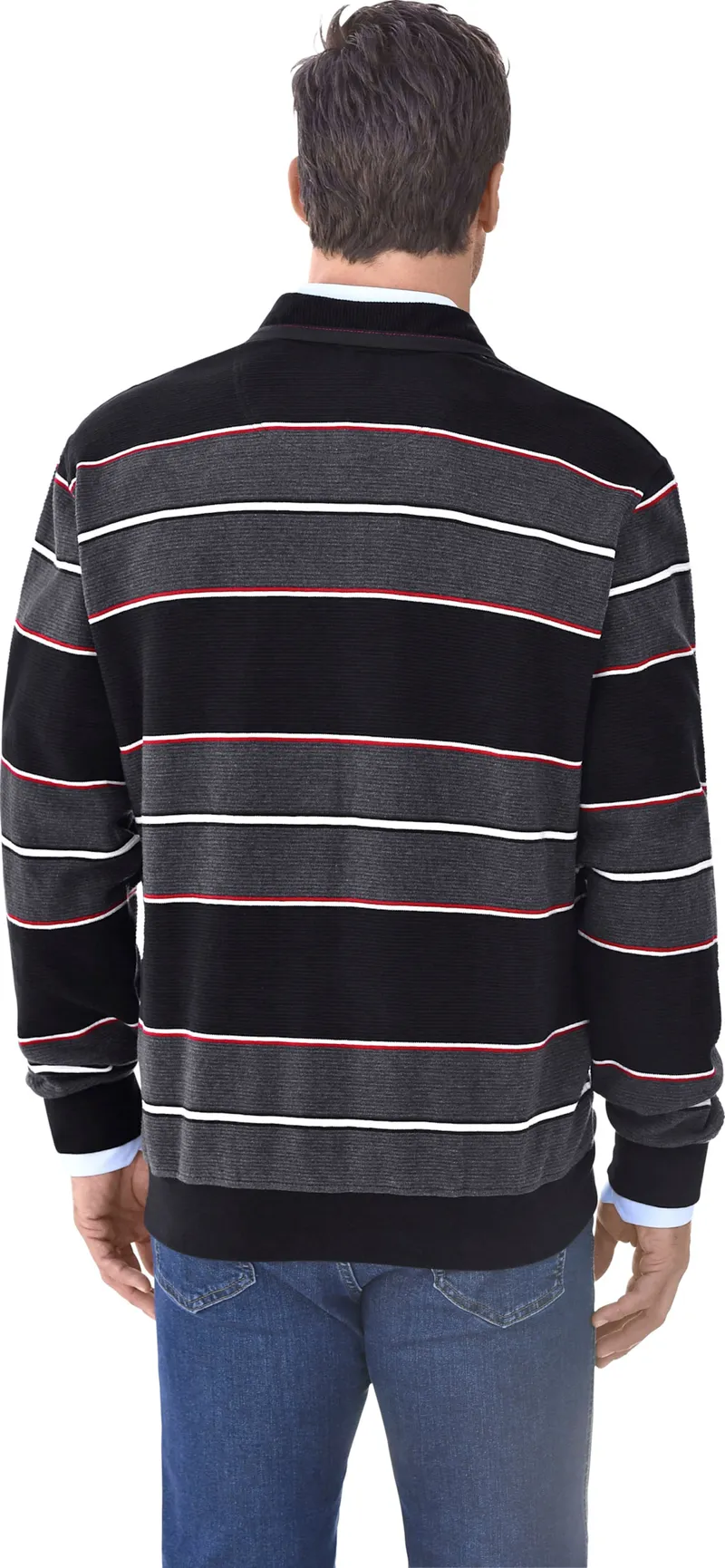 marco donati Sweatshirt marine, Marine, – Produktbild 3 von 3