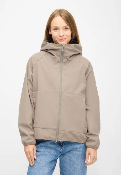 derbe derbe Softshelljacke „Peutby“, Cobblestone neutral gray, – Produktbild 1 von 4