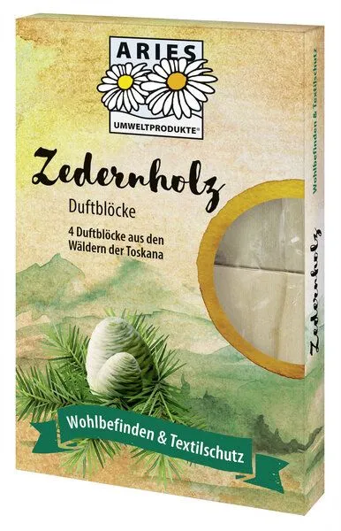 Aries Aries Zedernholz Duftblöcke aus Wäldern der Toskana – Produktbild 1 von 1