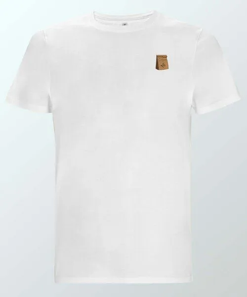 Coffee Fashion Coffee Fashion Coffee Bag | Besticktes Organic Bio Baumwoll T-Shirt, Weiss, – Produktbild 2 von 4