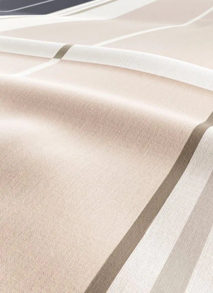 OTTO home Bettwäsche Golfi in Gr. 135x200 oder 155x220 cm, Biber, 2 teilig, sportliche Streifen Bettwäsche aus Baumwolle, Marke H.I.S by OTTO home, Braun, – Produktbild 4 von 6
