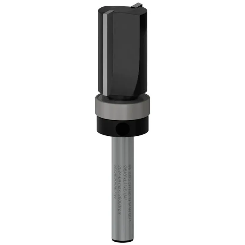 Bosch Professional Bosch Professional Bosch PRO Bündigfräser, obenliegendes Führungskugellager, Ø 5/8 x L 1, Schaft 1/4 – Produktbild 1 von 1