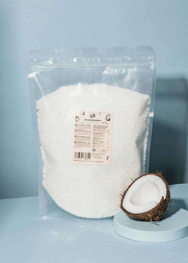 KoRo Bio Kokosraspeln 1 kg – Produktbild 1 von 5